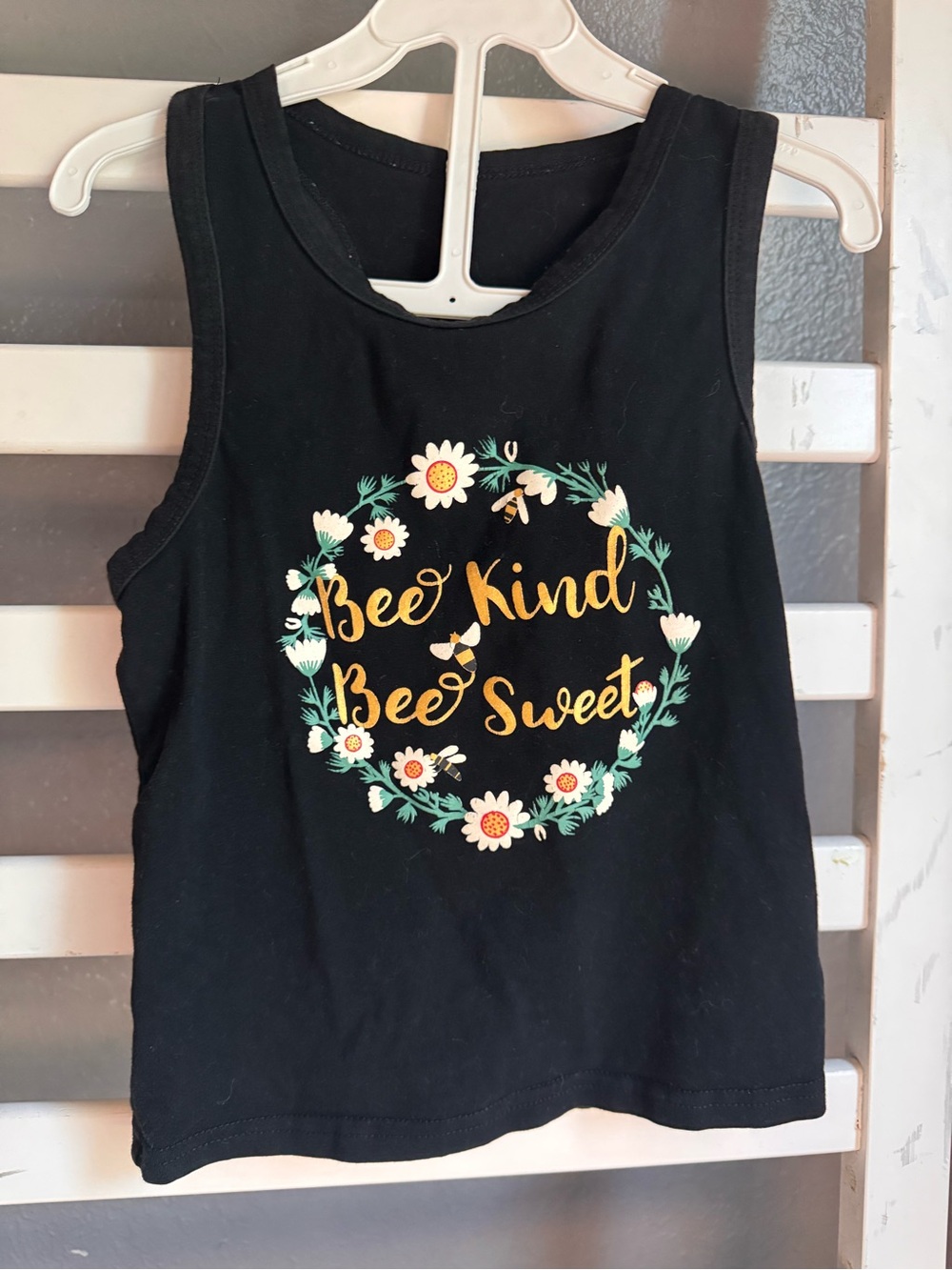 Bee Kind Bee Sweet Floral 3T Tank Top